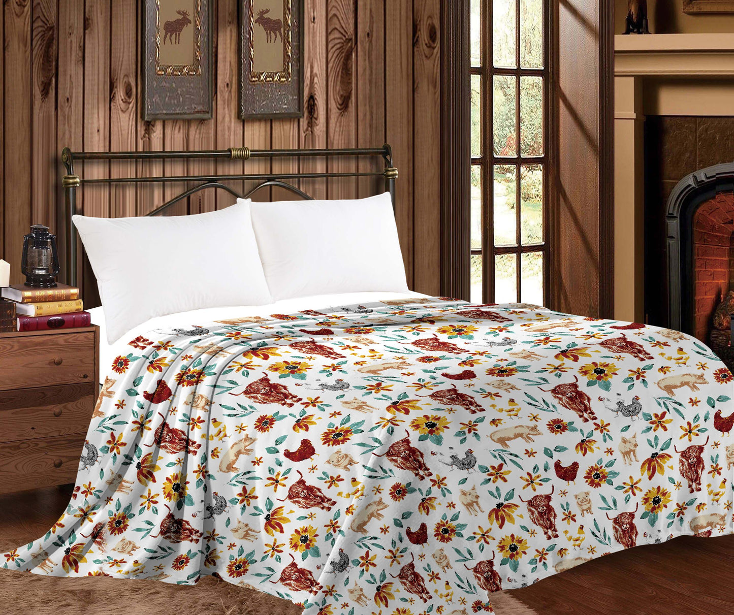 Little Farm Twin Mia - Heavy Throw Blanket