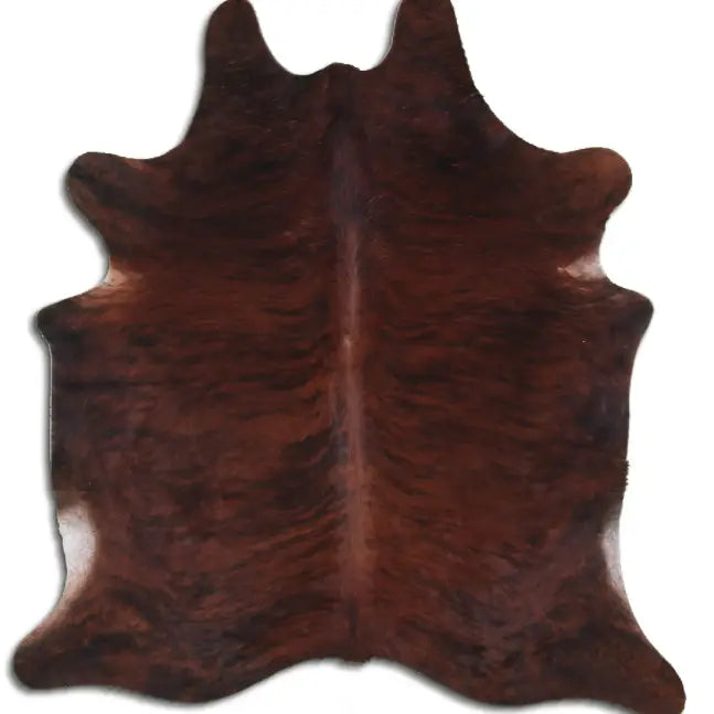 Dark Medium Brindle Brazilian Cowhide Rug