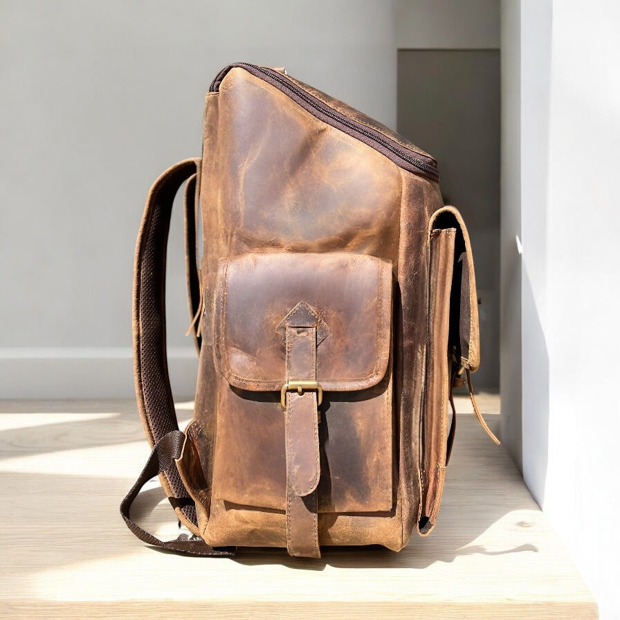 Vintage leather Backpack