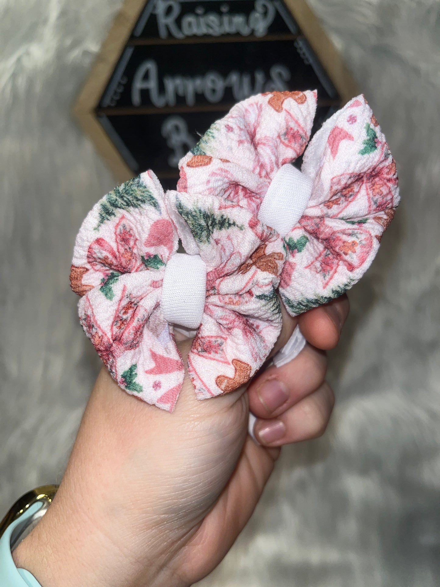Pink Gingerbread Bows! #1