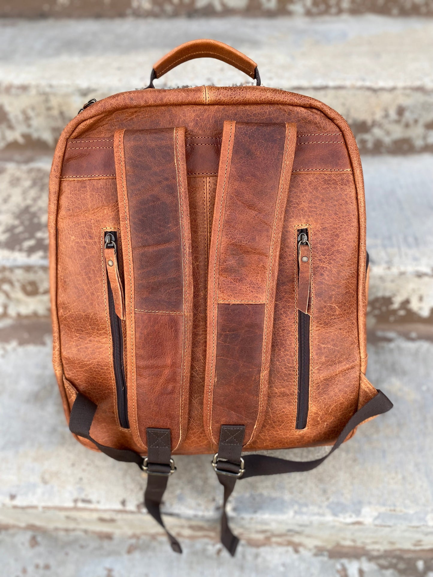 Full Grain Leather Backpack