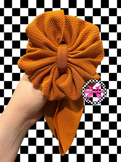 Burnt Orange(paprika) Bullet Bows