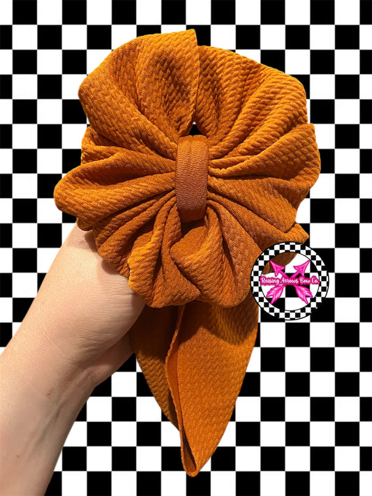 Burnt Orange(paprika) Bullet Bows