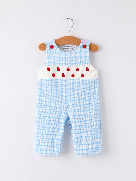 Back-To-School Embroidery Baby Boys' Romper