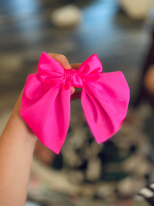 Hot pink Adalee Bow