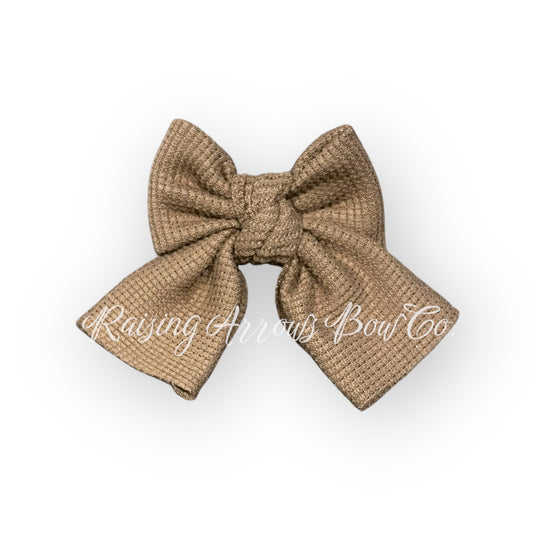 Light Brown 3” Quinn Bow