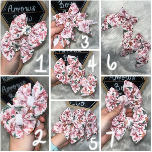 Pink Gingerbread Bows! #1