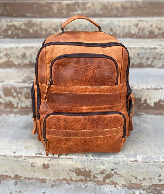 Full Grain Leather Backpack